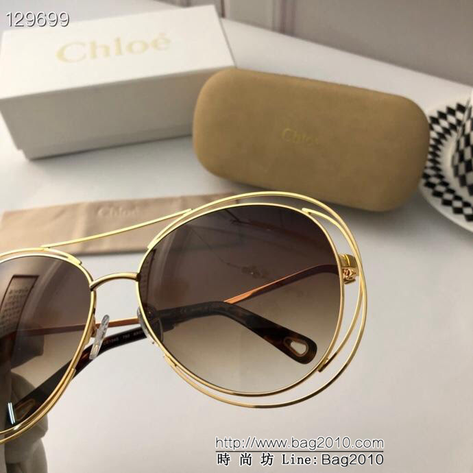 CHLOE克洛伊 CE134S 時髦復古大框設計 時尚太陽鏡 男女神必備單品   lly1573